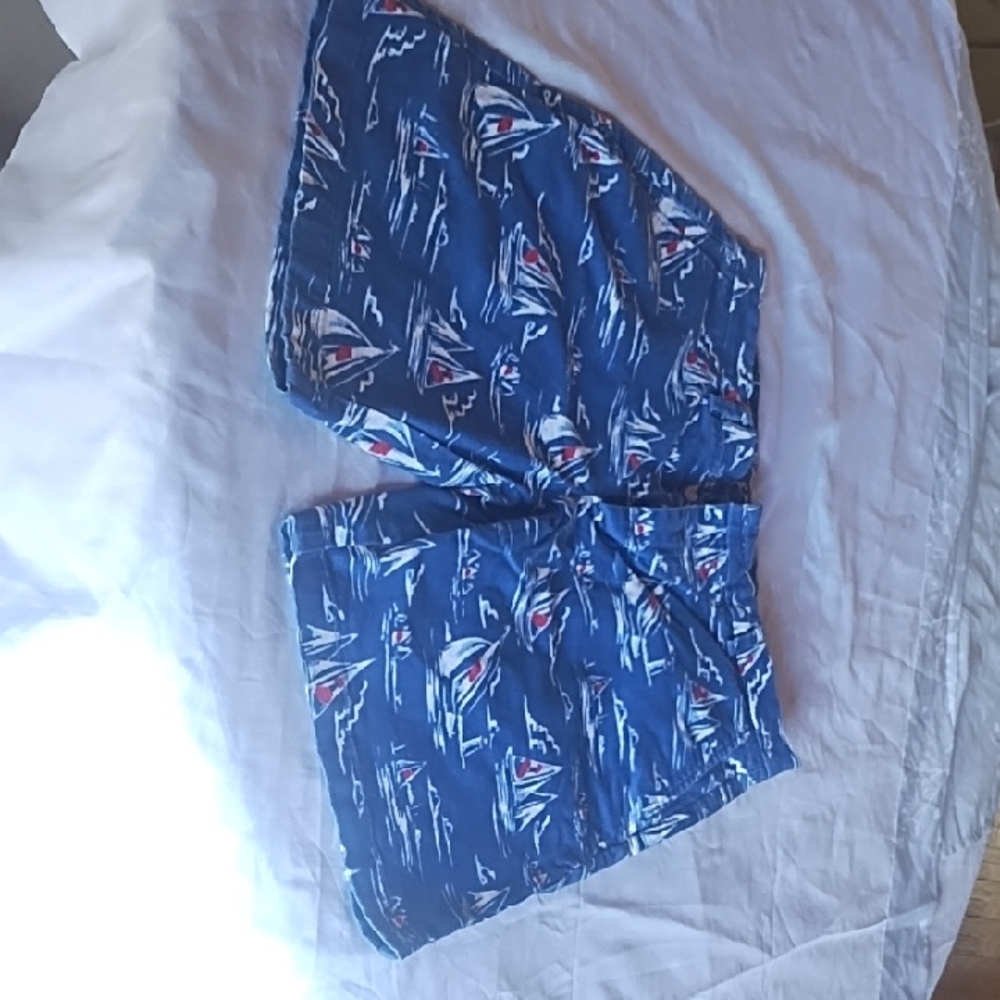 Vineyard Vines Blue Sailboat Men's Athletic Shorts